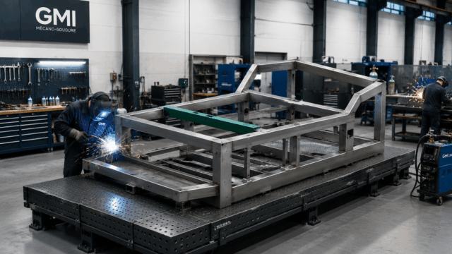 Fabrication châssis véhicule spécial
