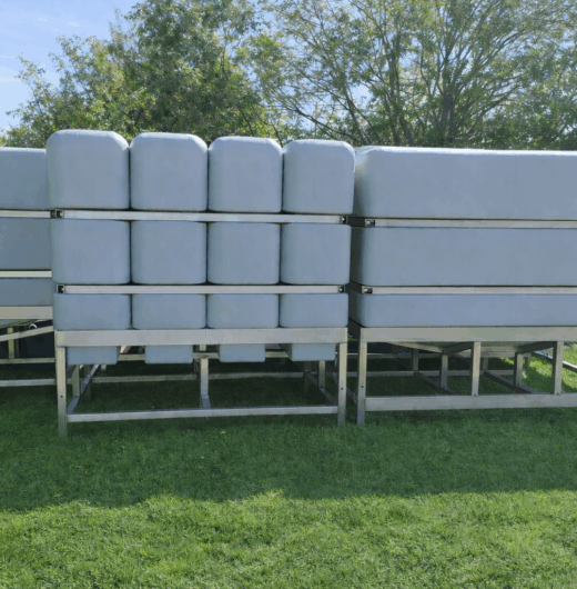Structures inox pour cuves